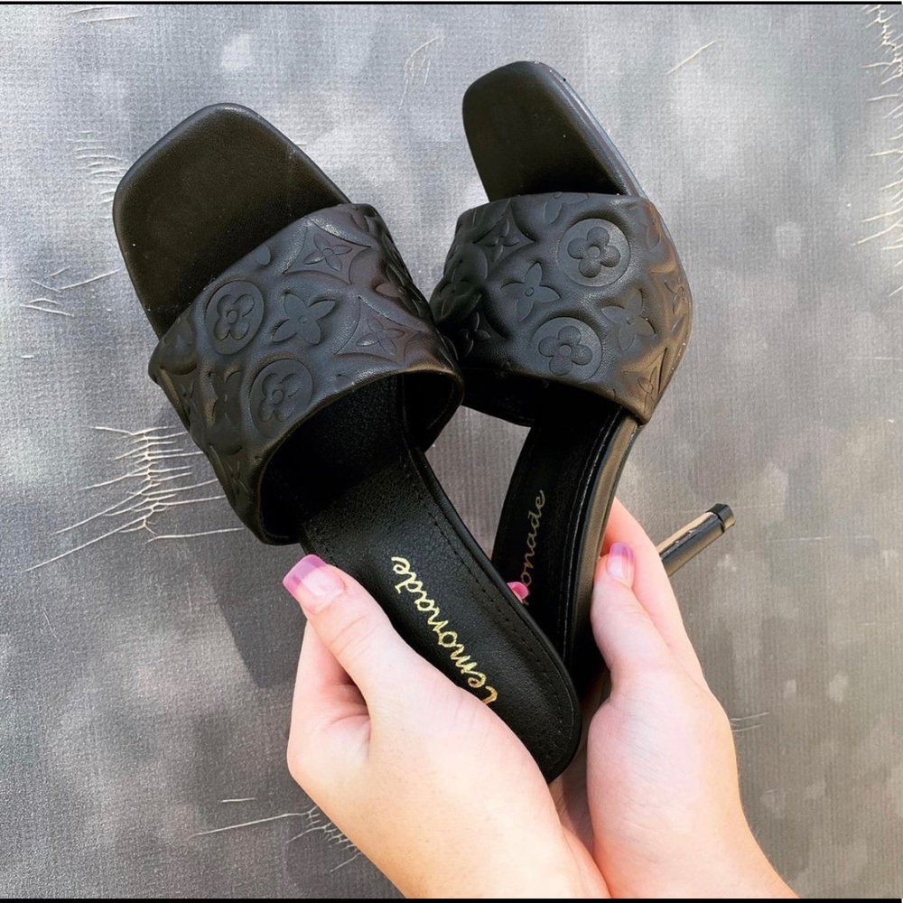 Never worn boutique mules.